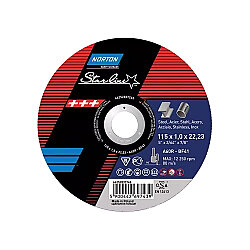 Kesme Taşı İnox 22X115X1mm Norton Starline A60R - 