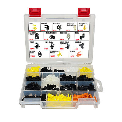 Set Plastik Universal Kaput Çubuk Klipsi Kutulu - 1